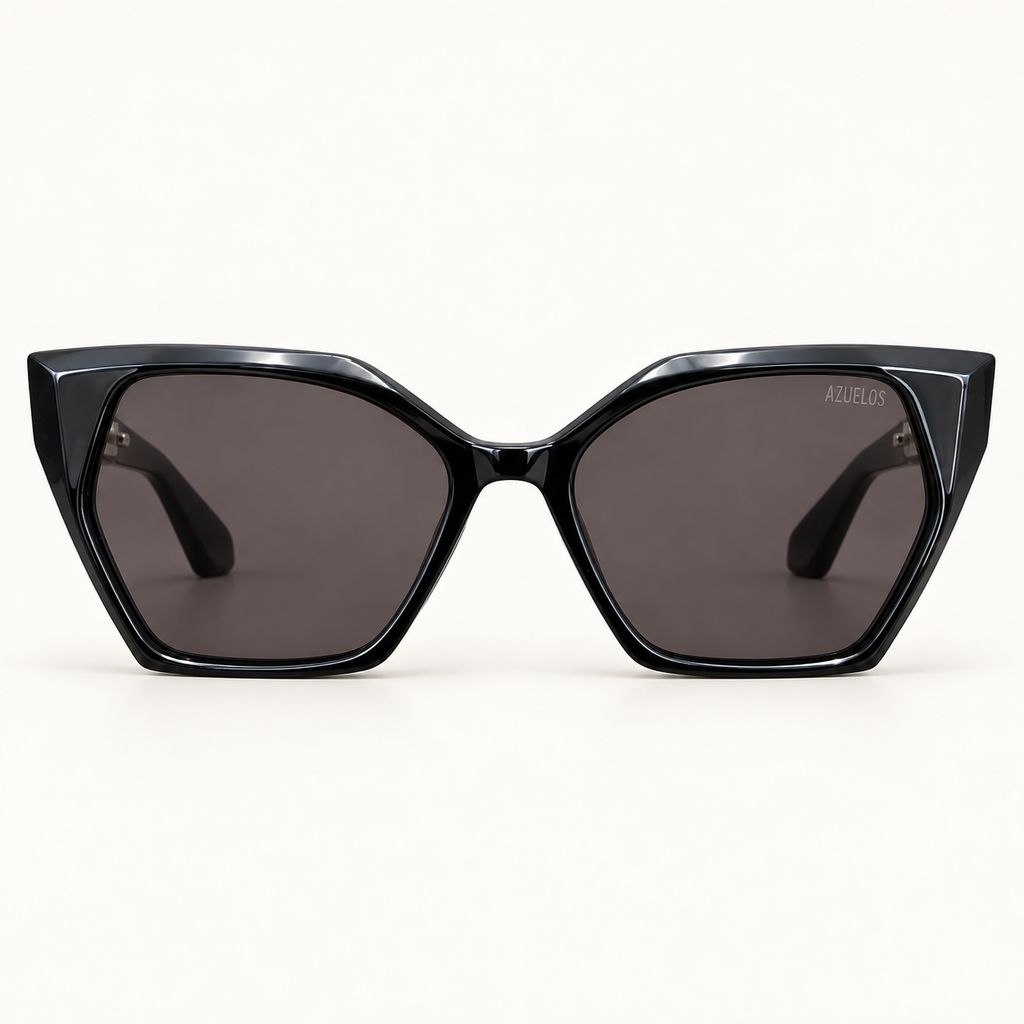 Shane C1 — lunettes de soleil femme noires, vue de face