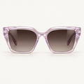 Nora C4 Azuelos rose transparente — vue de face, verres dégradés